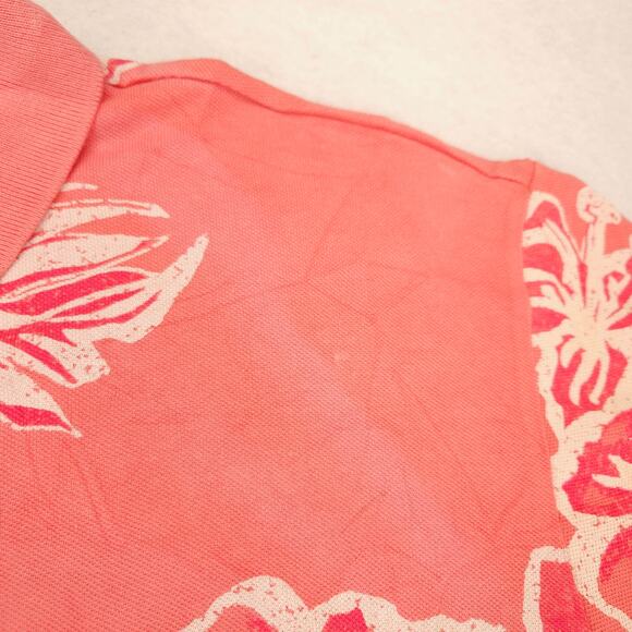 Chaps Casual Short Sleeve Collared Polo Shirt Adult Mens Size Large L Pink - Picture 5 of 10